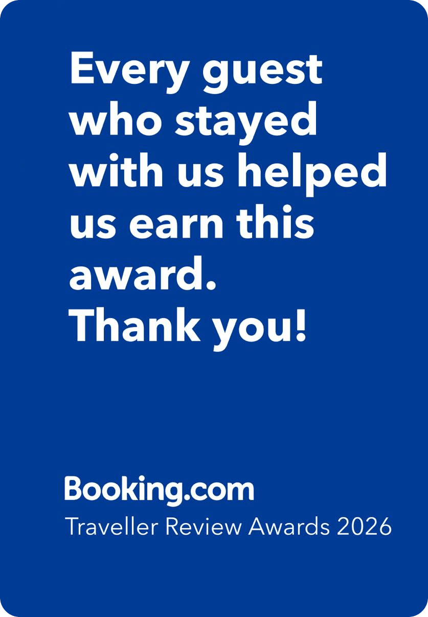 Booking.com Traveller Review Award certificate